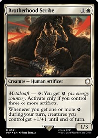 Brotherhood Scribe (Surge Foil), Universes Beyond: Fallout