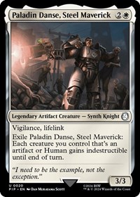 Paladin Danse, Steel Maverick, Universes Beyond: Fallout
