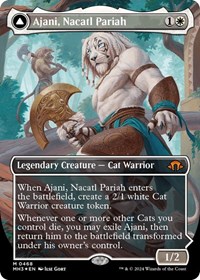 Ajani, Nacatl Pariah (Borderless) (Textured Foil), Modern Horizons 3