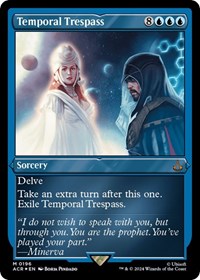 Temporal Trespass (Foil Etched), Universes Beyond: Assassin's Creed