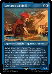 Leonardo da Vinci (Foil Etched), Universes Beyond: Assassin's Creed