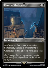 Cover of Darkness (Foil Etched), Universes Beyond: Assassin's Creed