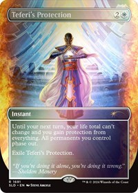 Teferi's Protection (1691) (Rainbow Foil), Secret Lair Drop Series