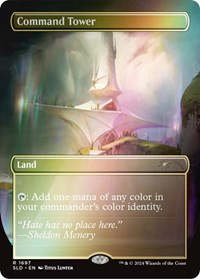 Command Tower (1697) (Rainbow Foil), Secret Lair Drop Series