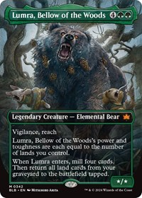 Lumra, Bellow of the Woods (Borderless) (0342), Bloomburrow