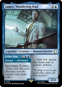 James, Wandering Dad (Surge Foil), Universes Beyond: Fallout