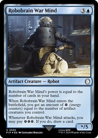 Robobrain War Mind (Surge Foil), Universes Beyond: Fallout