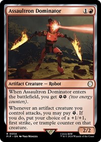 Assaultron Dominator, Universes Beyond: Fallout