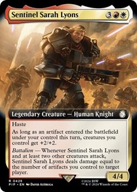 Sentinel Sarah Lyons (Extended Art), Universes Beyond: Fallout