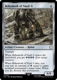 Behemoth of Vault 0, Universes Beyond: Fallout