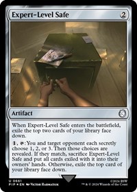 Expert-Level Safe (Surge Foil), Universes Beyond: Fallout