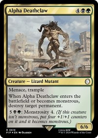 Alpha Deathclaw (Surge Foil), Universes Beyond: Fallout