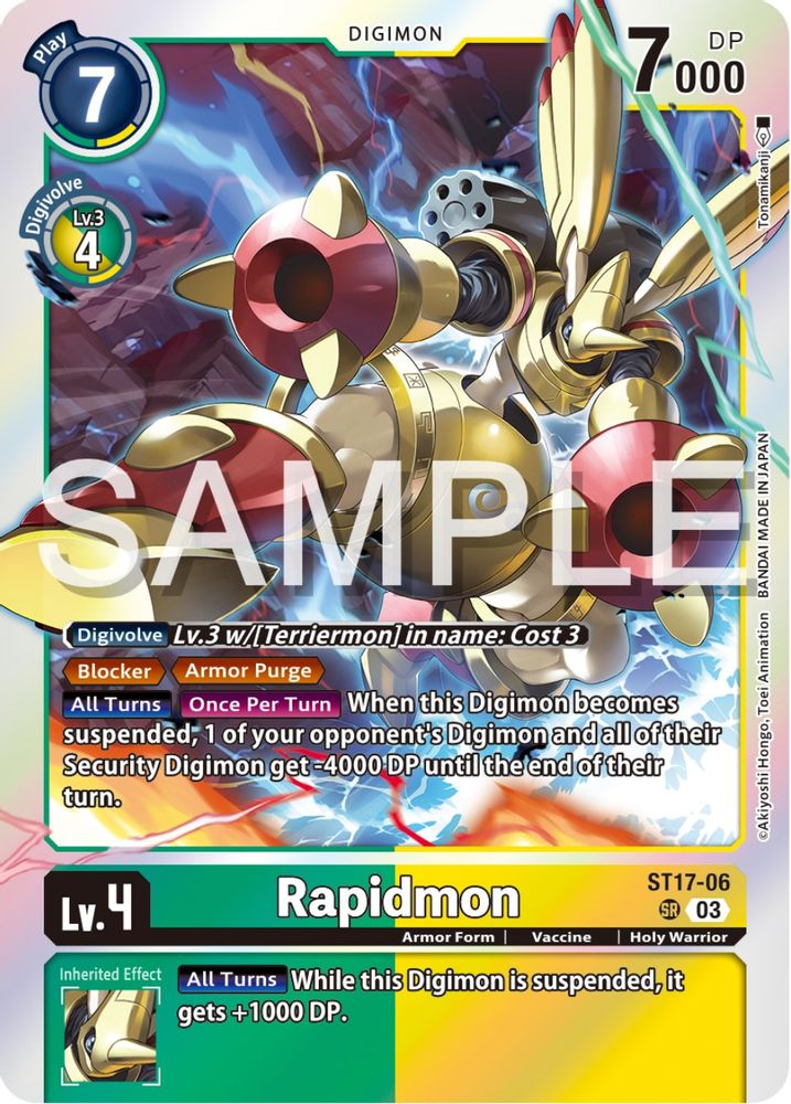Rapidmon - ST17-06, Foil, front