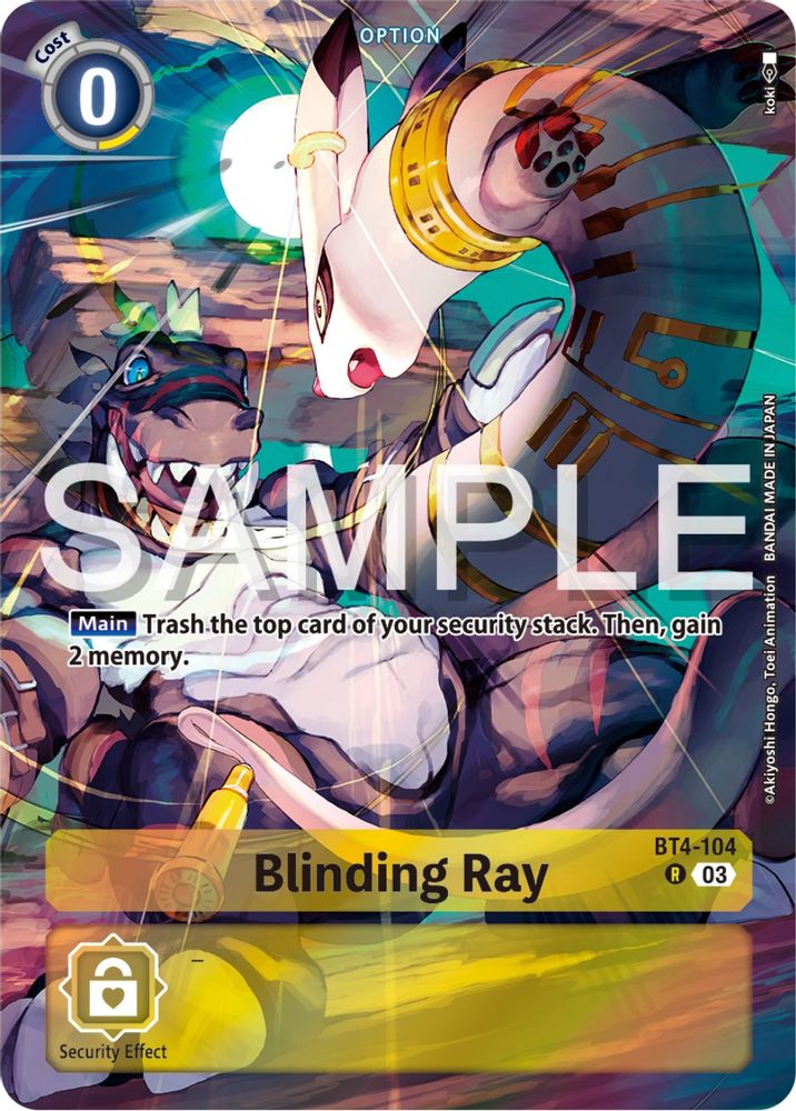 Blinding Ray (Bonus Pack), Foil, front