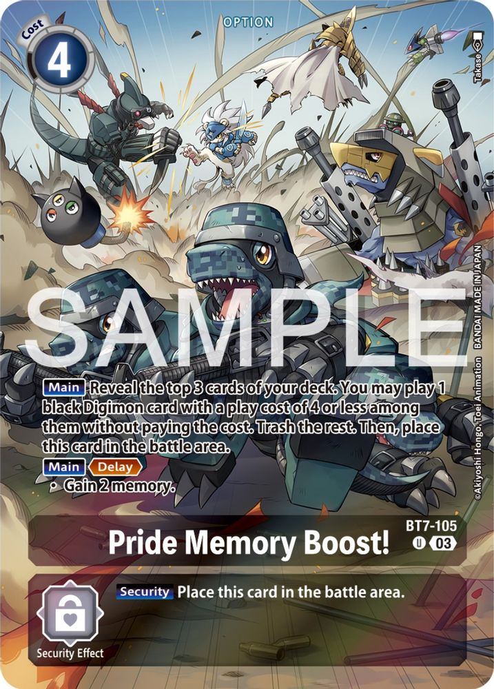Pride Memory Boost! (Bonus Pack), Foil, front