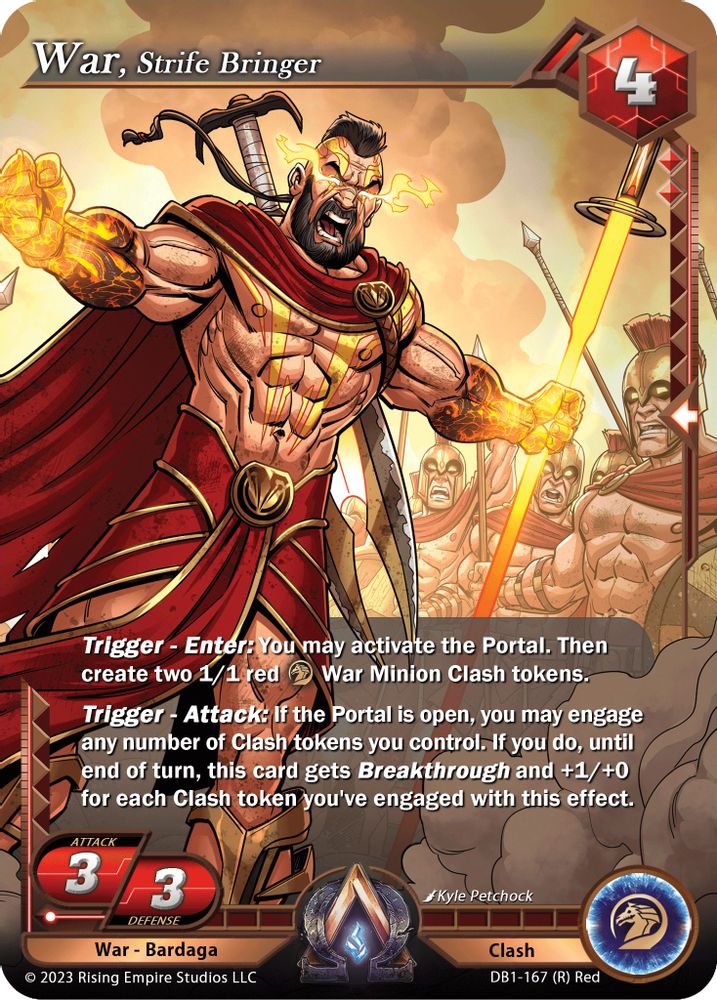 War, Strife Bringer, Standard, front