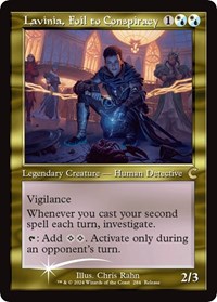 Lavinia, Foil to Conspiracy (Retro Frame), Ravnica: Clue Edition