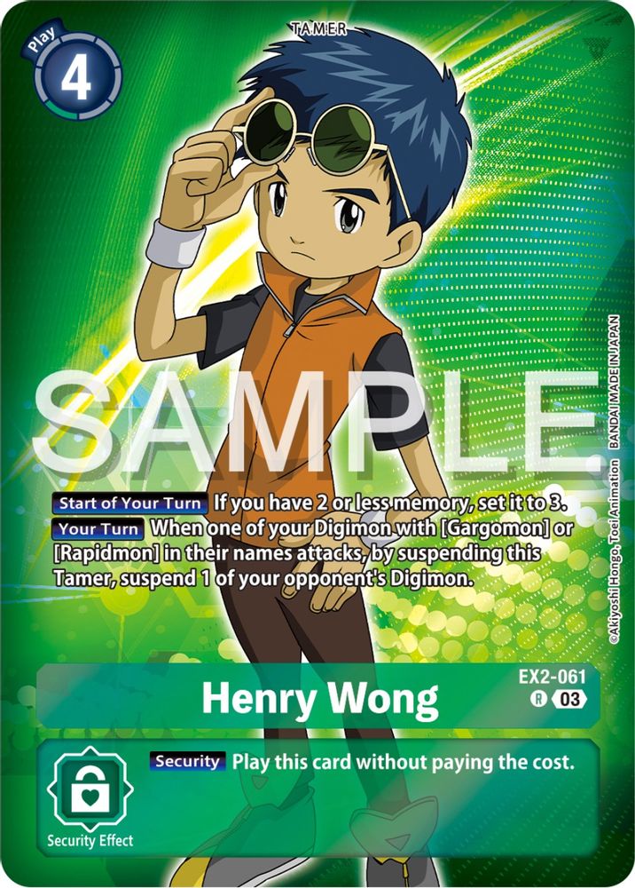 Henry Wong (Reprint), Foil, front