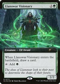 Llanowar Visionary (Extended Art), Secret Lair Drop Series