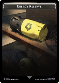 Energy Reserve // Squirrel Double-Sided Token, Universes Beyond: Fallout