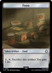 Food (0012) // Copy Double-Sided Token, Universes Beyond: Fallout