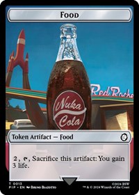 Food (0013) // Wasteland Survival Guide Double-Sided Token, Universes Beyond: Fallout