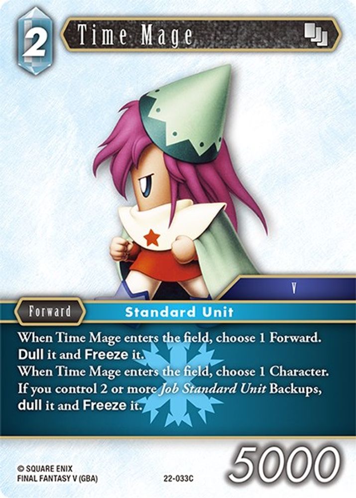 Time Mage, Standard, front