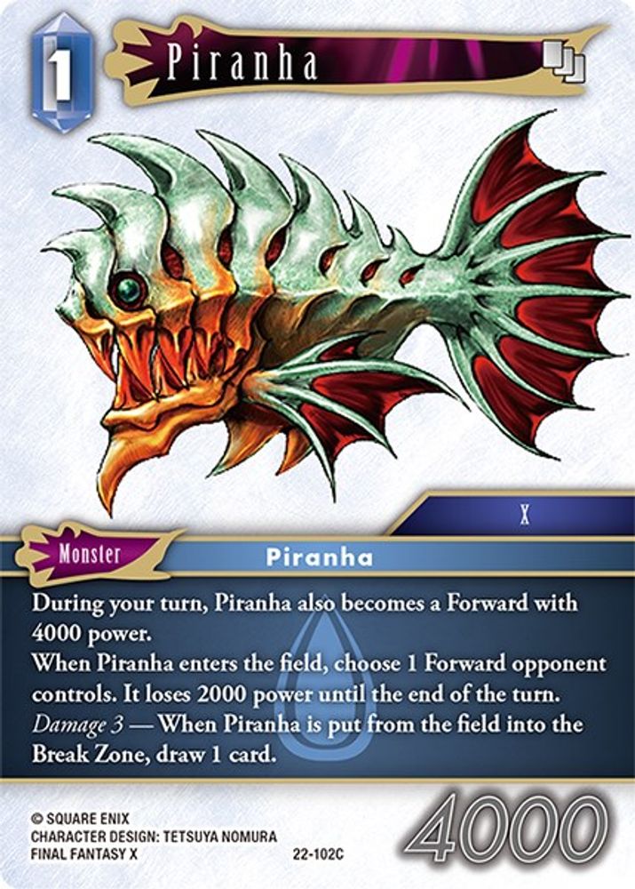 Piranha, Standard, front