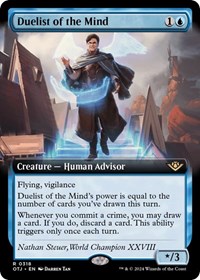 Duelist of the Mind (Extended Art), Outlaws of Thunder Junction