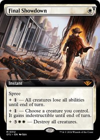 Final Showdown (Extended Art), Outlaws of Thunder Junction