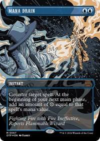 Mana Drain (Textured Foil), Outlaws of Thunder Junction: Breaking News