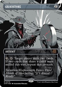 Grindstone (Textured Foil), Outlaws of Thunder Junction: Breaking News