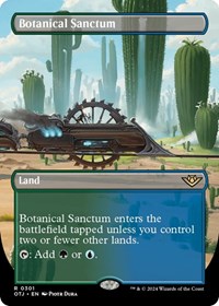 Botanical Sanctum (Borderless), Outlaws of Thunder Junction