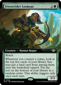 Freestrider Lookout (Extended Art), Outlaws of Thunder Junction