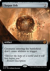 Torpor Orb (Extended Art), Outlaws of Thunder Junction: The Big Score