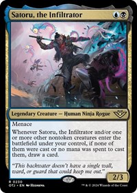 Satoru, the Infiltrator, Outlaws of Thunder Junction