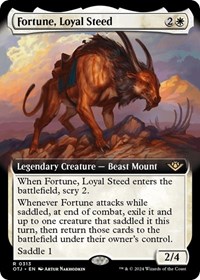 Fortune, Loyal Steed (Extended Art), Outlaws of Thunder Junction