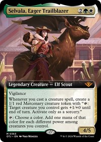 Selvala, Eager Trailblazer (Extended Art), Outlaws of Thunder Junction