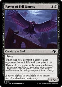 Raven of Fell Omens, Outlaws of Thunder Junction