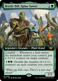 Bristly Bill, Spine Sower (Extended Art), Outlaws of Thunder Junction