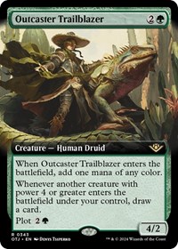 Outcaster Trailblazer (Extended Art), Outlaws of Thunder Junction