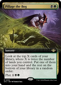 Pillage the Bog (Extended Art), Outlaws of Thunder Junction