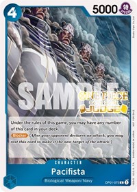 Pacifista (Judge Pack Vol. 3)