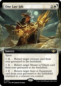 One Last Job (Extended Art), Outlaws of Thunder Junction