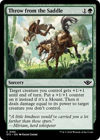Throw from the Saddle, Outlaws of Thunder Junction