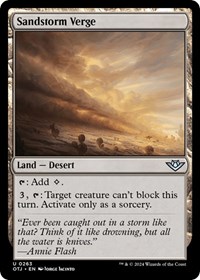 Sandstorm Verge, Outlaws of Thunder Junction