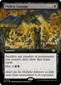 Pitiless Carnage (Extended Art), Outlaws of Thunder Junction