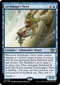 Archmage's Newt, Outlaws of Thunder Junction