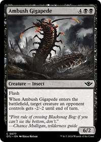 Ambush Gigapede, Outlaws of Thunder Junction
