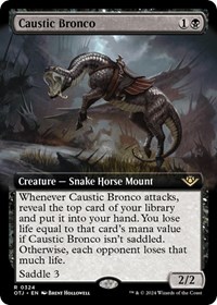 Caustic Bronco (Extended Art), Outlaws of Thunder Junction